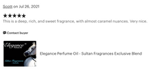 Load image into Gallery viewer, Sultan Fragrances Exclusive Blend  - &quot;Elegance&quot;