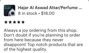 "Hajar Al Aswad" Attar/Perfume Oil - 100% Pure & Natural Original Recipe | Vegan Option Available