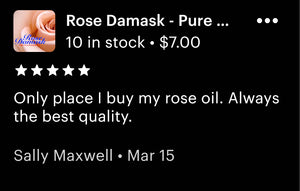 Rose Damask - Pure Perfume Rose Oil