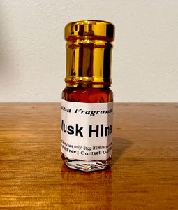 "Musk Hina" Attar/Perfume Oil - 100% Pure & Natural Original Recipe
