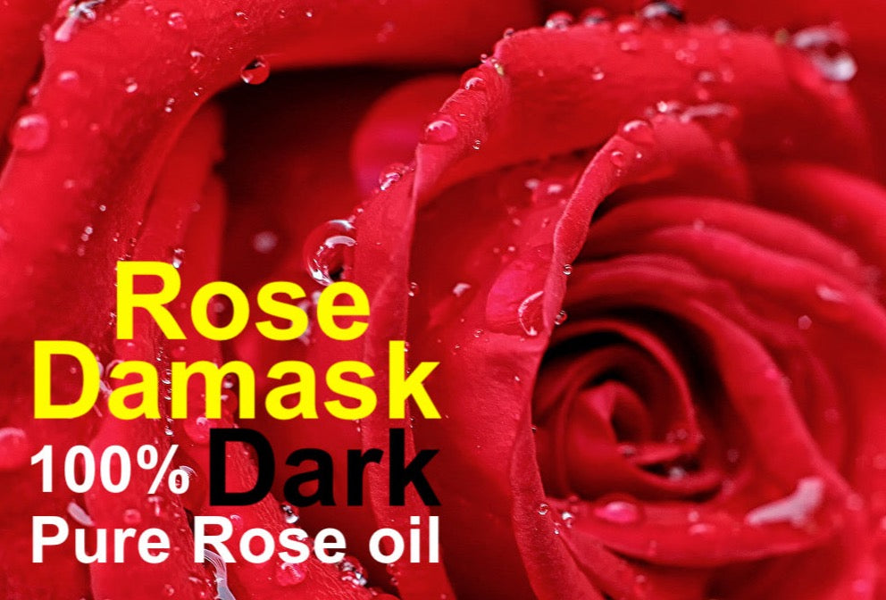 Rose Damask DARK - 100% Pure Perfume Rose Oil