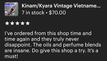 Load image into Gallery viewer, Oud Oil 100% Pure  -  Vintage Vietnamese Kinam / Kyara (沈香) Oud Oil 1979
