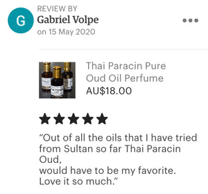 Oud Oil 100% Pure - Thailand Paracin Oud Oil Perfume