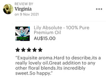 Load image into Gallery viewer, Lily Absolute - 100% Pure Premium Oil