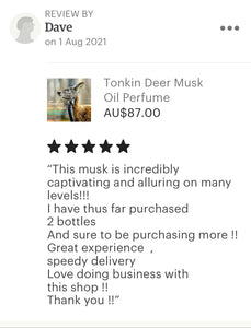 Deer Musk - "Tonkin Deer Musk" Pure Oil Perfume