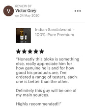 Load image into Gallery viewer, Sandalwood - 100% Pure Indian Premium Sandalwood Oil