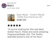 Load image into Gallery viewer, Deer musk - “Tonkin Wood” Pure Perfume Oil