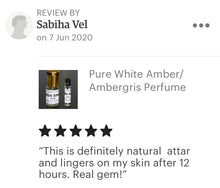 Load image into Gallery viewer, Amber/Ambergris Pure Perfume Oil - &quot;White Amber&quot;