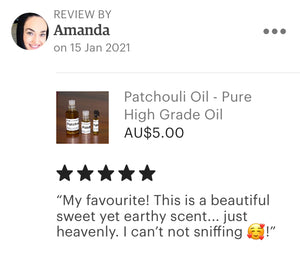 Patchouli Oil - 100% Pure High Grade Oil