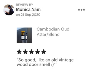 Sultan Fragrances Exclusive Blend - "Cambodian Oud Attar"