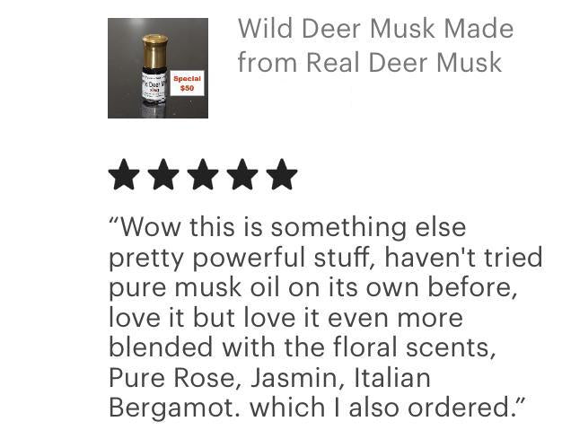 Chinese Wild deer musk oil - non-alcoholic(3cc) fragra 