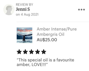 Amber/Ambergris Pure Perfume Oil - "Pure Ambergris Oil" A Grade