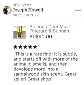 Deer Musk Oil Tincture - Siberian Pure Deer Musk Tinctures & Sunnah Bath Oil