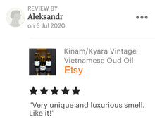 Load image into Gallery viewer, Oud Oil 100% Pure  -  Vintage Vietnamese Kinam / Kyara (沈香) Oud Oil 1968