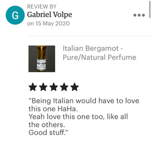 Sultan Fragrances Exclusive Blend - "Italian Bergamot"
