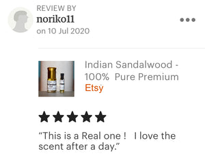 Sandalwood - 100% Pure Indian Premium Sandalwood Oil