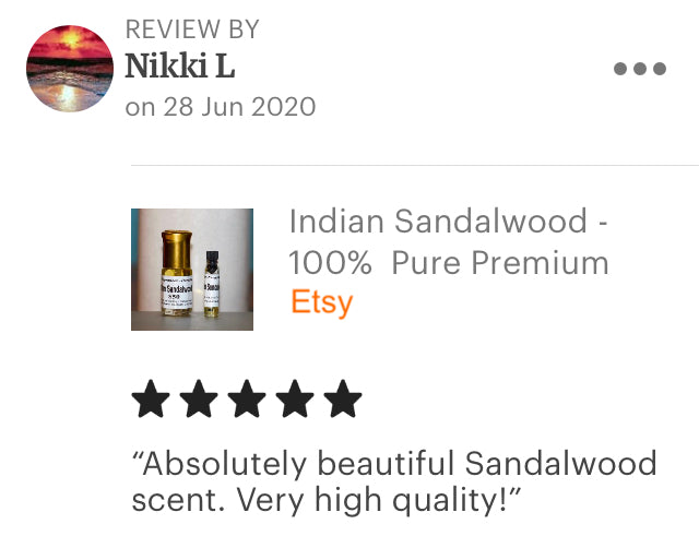 Buy Sandalwood Essential Oil, Pure Indian Sandalwood Oil