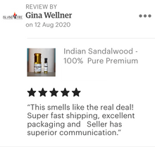 Load image into Gallery viewer, Sandalwood - 100% Pure Indian Premium Sandalwood Oil