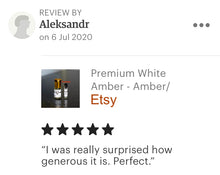 Load image into Gallery viewer, Amber/Ambergris Pure Perfume Oil - &quot;PREMIUM White Amber&quot;