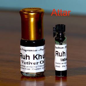 Vetiver Oil (Ruh Khus) - Attar