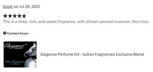 Sultan Fragrances Exclusive Blend  - "Elegance"