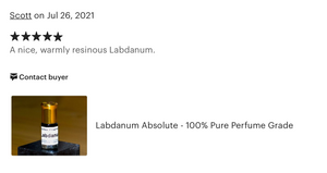 Labdanum Absolute - 100% Pure Perfume Grade