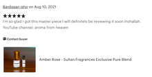 Load image into Gallery viewer, Sultan Fragrances Exclusive Blend - “Amber Rose”