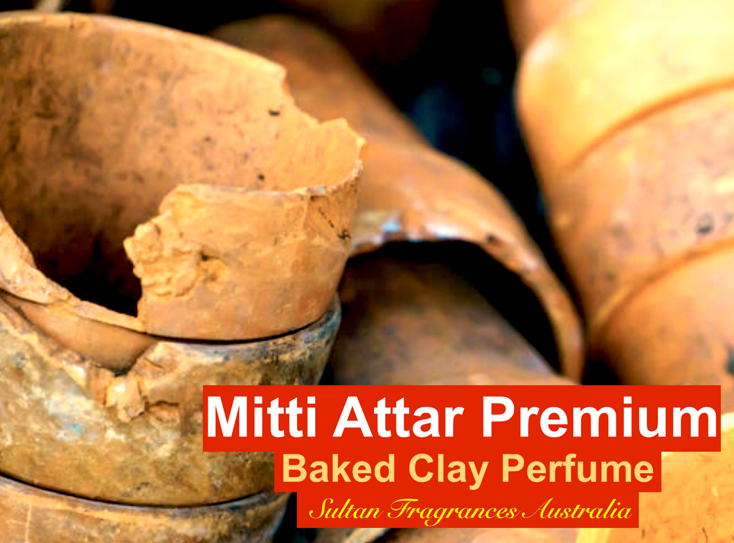 Mitti Attar (Baked Clay Perfume) - Distilled Premium Oil Infused with a Sandalwood Base