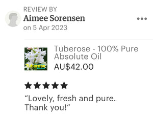Tuberose Oil - 100% Pure Absolute Oil