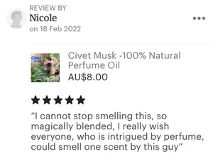 Civet Musk -100% Pure Civet Perfume Oil