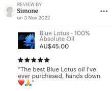 Load image into Gallery viewer, Blue Lotus - 100% Absolute Oil