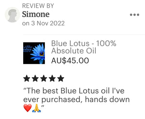 Blue Lotus - 100% Absolute Oil