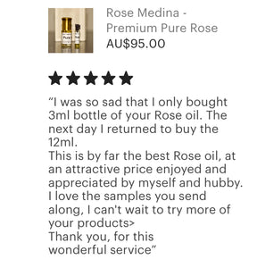 Rose Medina - Premium Pure Perfume Oil