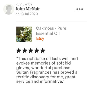 Oakmoss - 100% Pure Essential  Oil