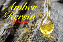 Load image into Gallery viewer, Amber Resin Essential Oil - 100% Steam Distilled from Fossilised resin