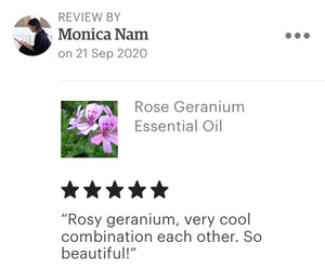 Rose Geranium Essential Oil (Pelagonium Roseum)